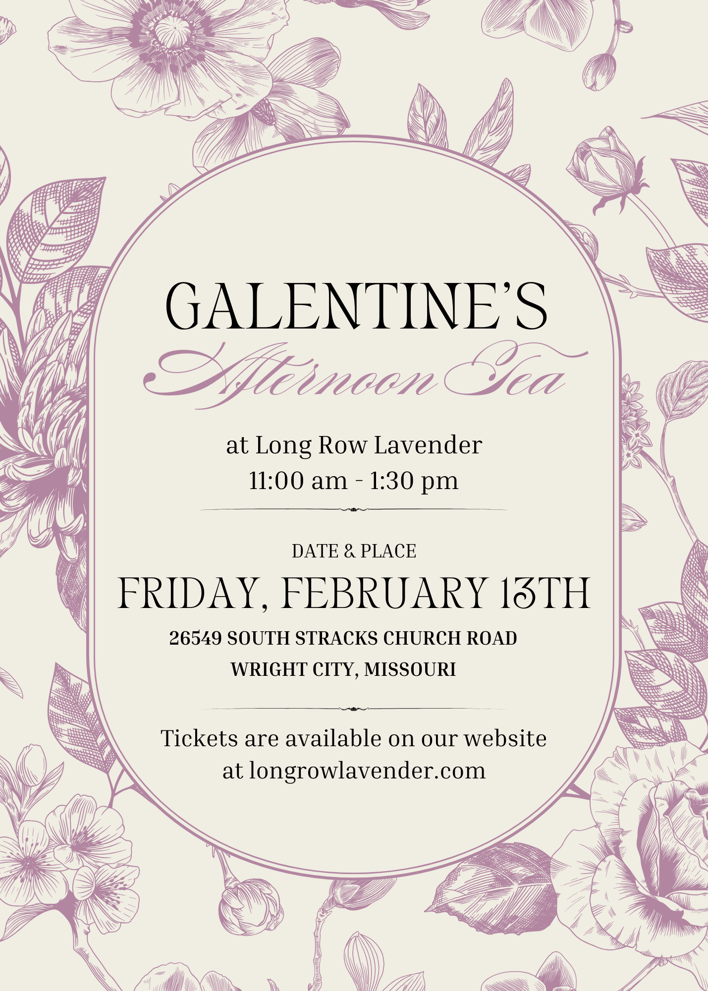 Galentine's Afternoon Tea - Friday, February 13, 2026