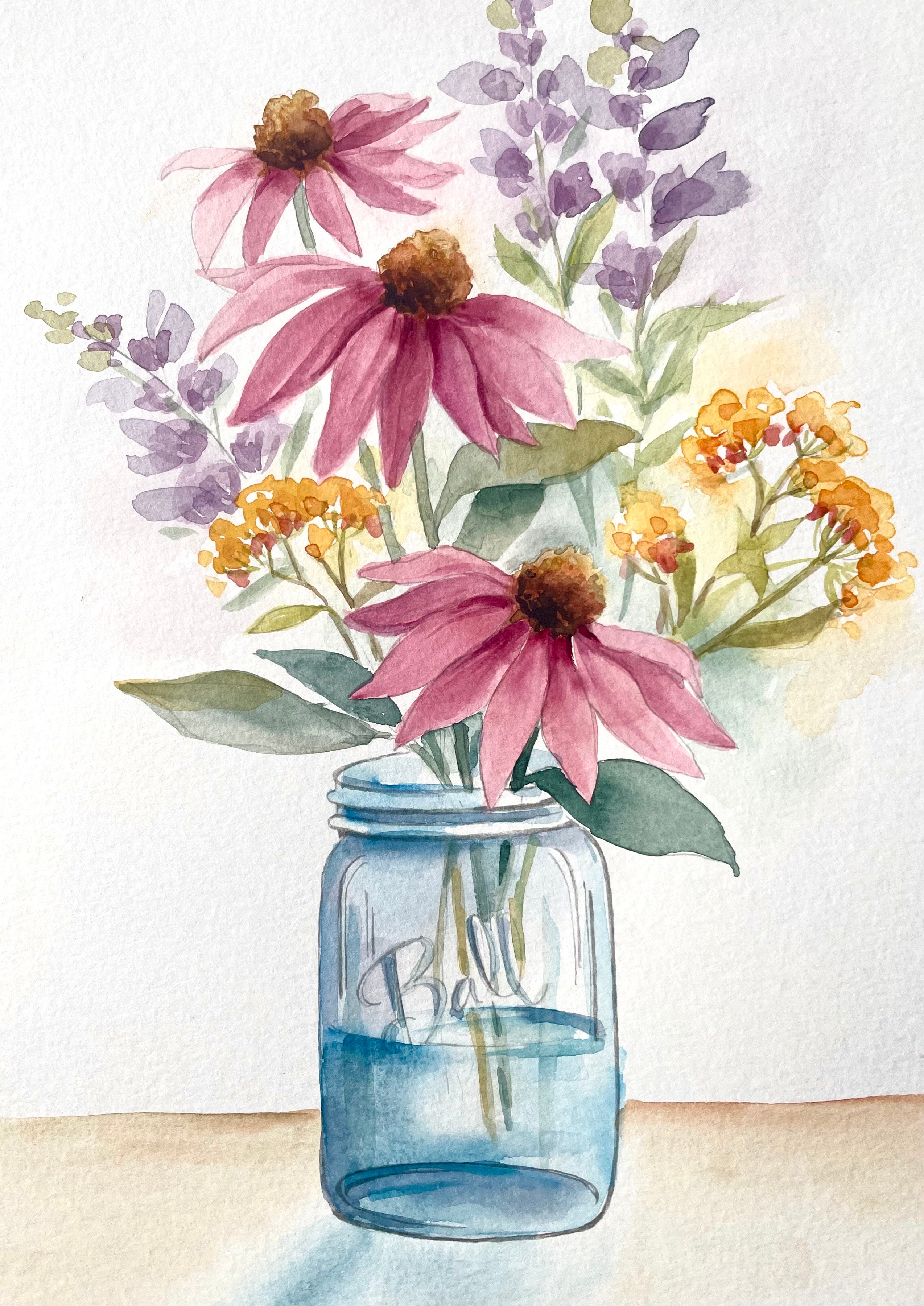 Wildflower Bouquet Watercolor Workshop with Michelle Mozingo - Saturday, September 14, 2025