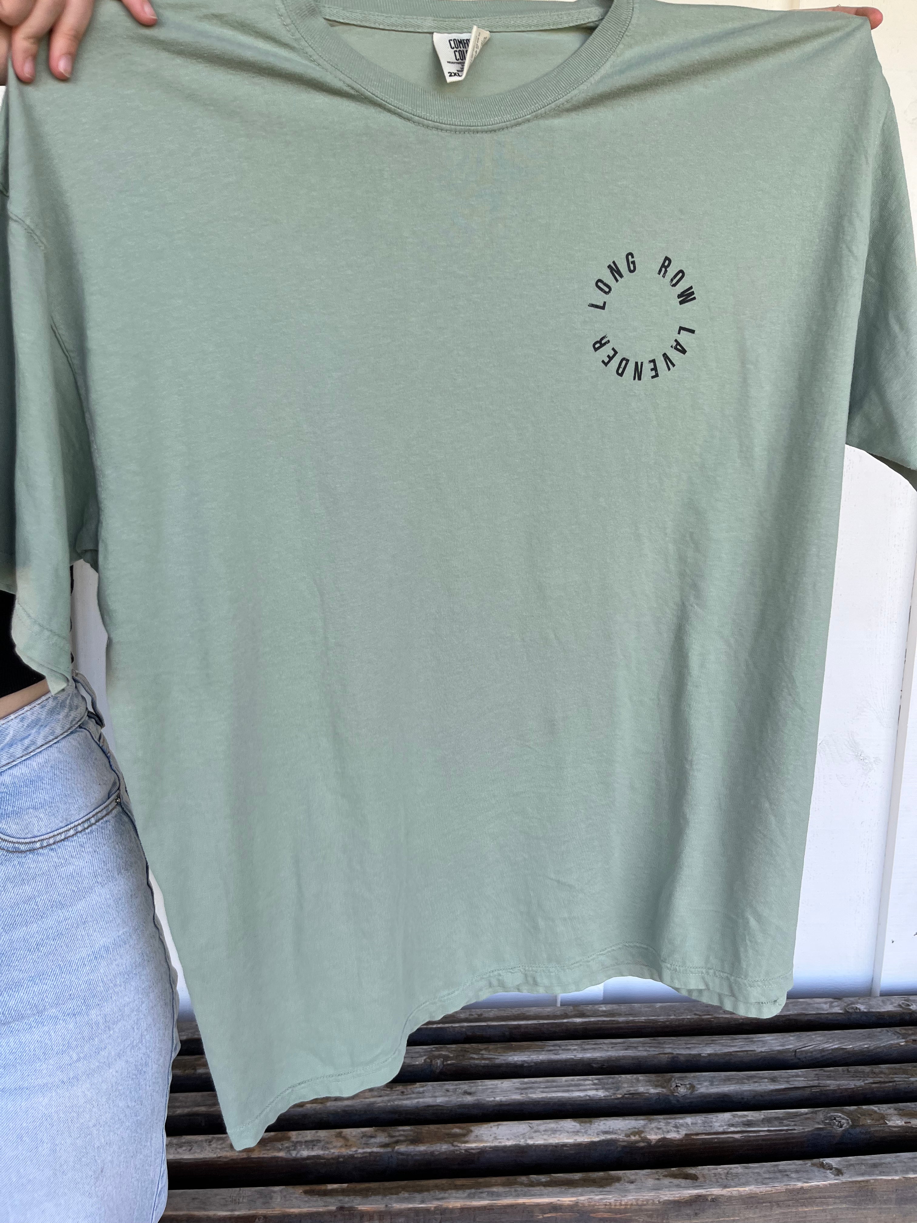Mint Long Row Lavender Circle T-Shirt