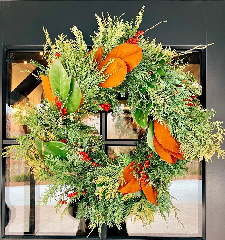 Winter Wreath Workshop with Tracy of Long Row