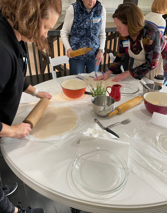 Additional Afternoon Pie Crust Making Workshop with Donna Lauck - Saturday, November 2, 2024