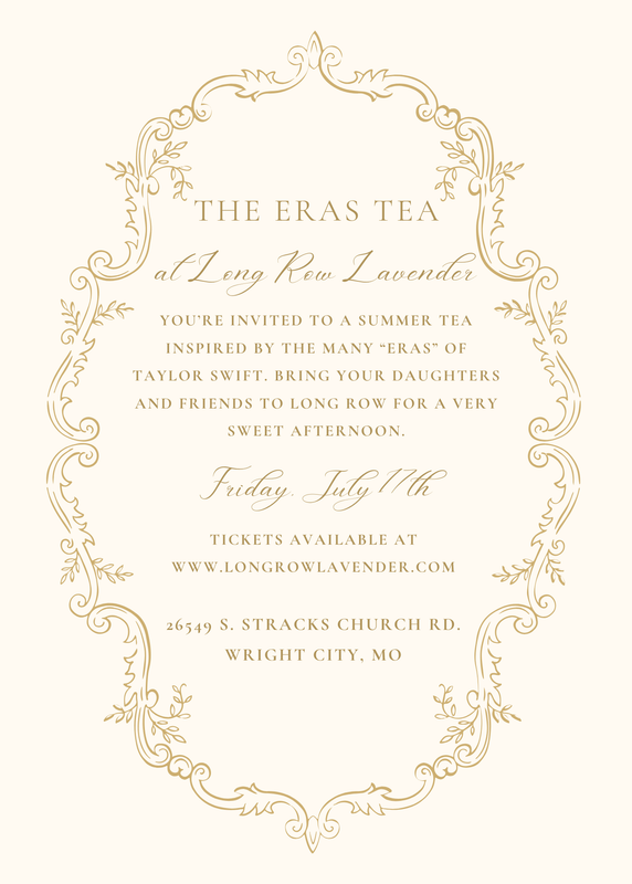 Eras Afternoon Tea - Friday, July 17, 2026