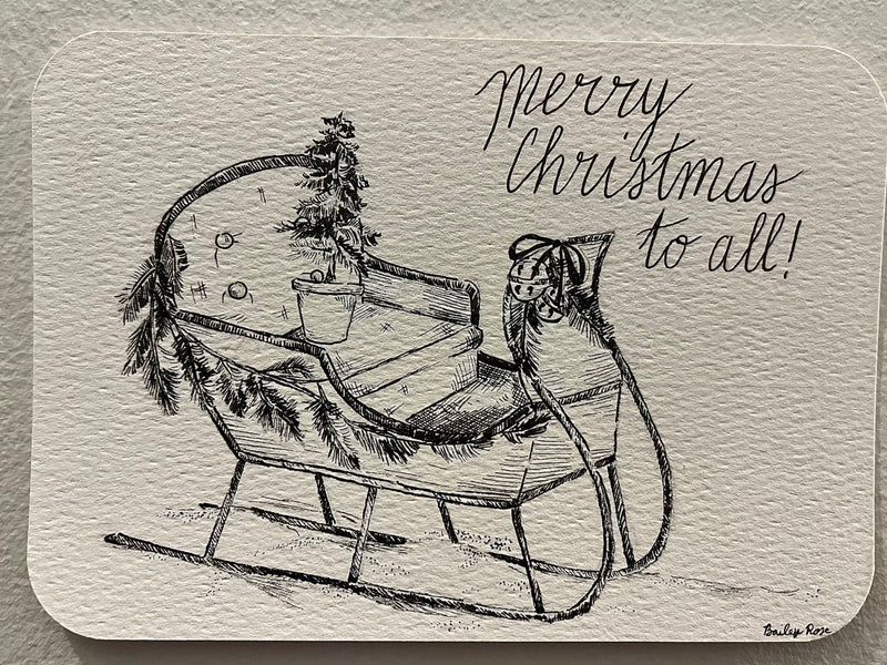 Sketching Christmas Postcards with Bailey Whittington - Saturday, November 14, 2026