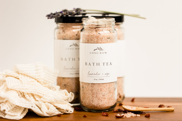 Lavender and Rose Hip Bath Tea